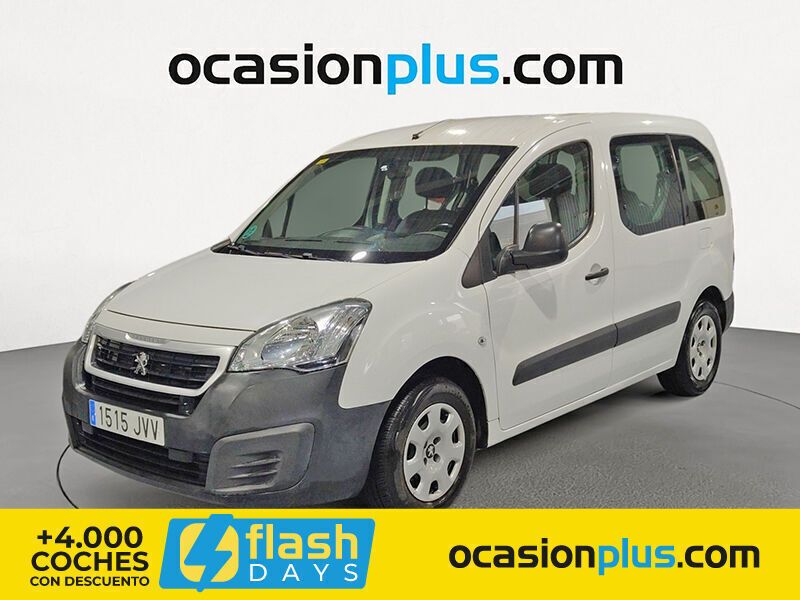 Blanco Usado 2016 Peugeot Partner Access Monovolumen | 8990 € (Precio justo) - Imagen 1/4