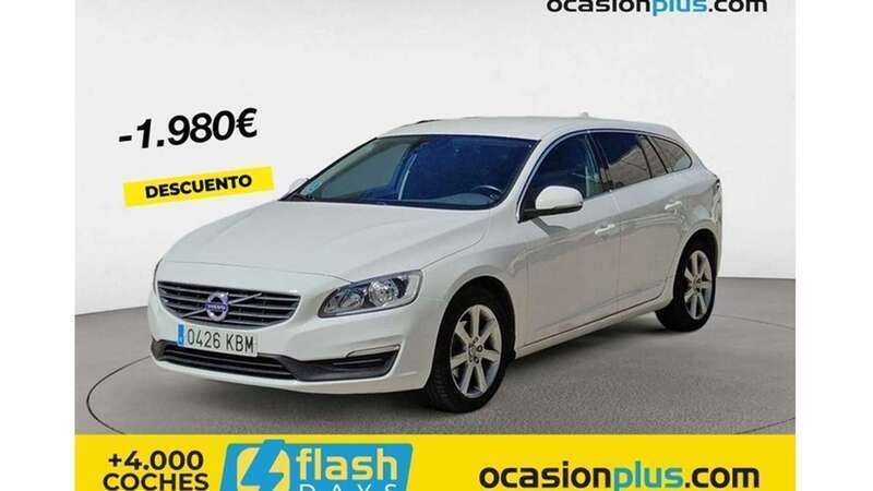 Blanco Usado 2017 Volvo V60 Momentum Familiar | 16.200 € (Precio justo) - Imagen 1/4