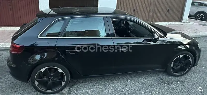 Usado Audi A3 184 CV (135 kW) 2014 Negro Berlina