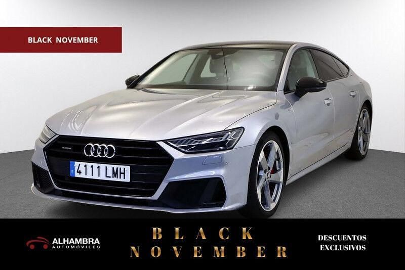 Gris Usado 2021 Audi A7 Ambiente Coupe | 45.790 € (Precio justo) - Imagen 1/4