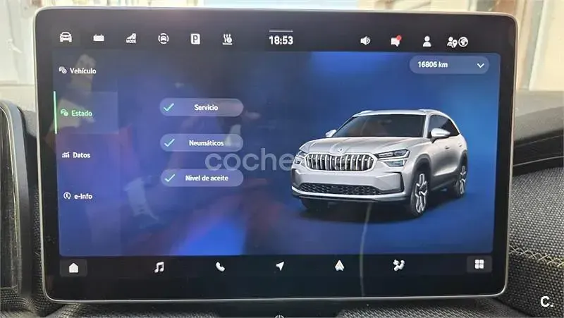 Usado Skoda Kodiaq 204 CV (150 kW) 2025 Blanco SUV