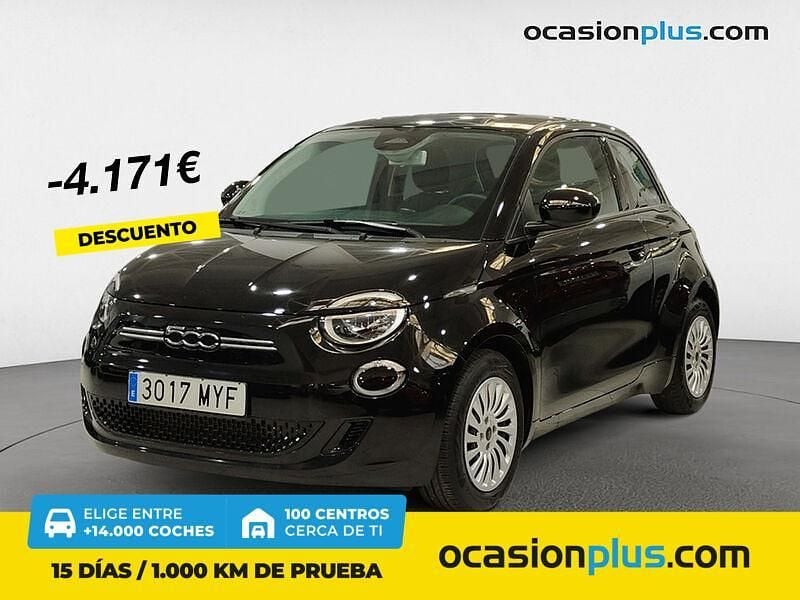 Negro Usado 2022 Fiat 500e Icon Utilitario | 12.450 € (Precio justo) - Imagen 1/4