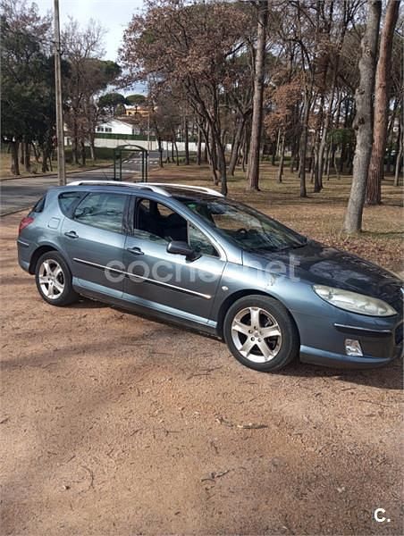 Usado Peugeot 407 Sport 136 CV (100 kW) 2005 Gris / plata Berlina