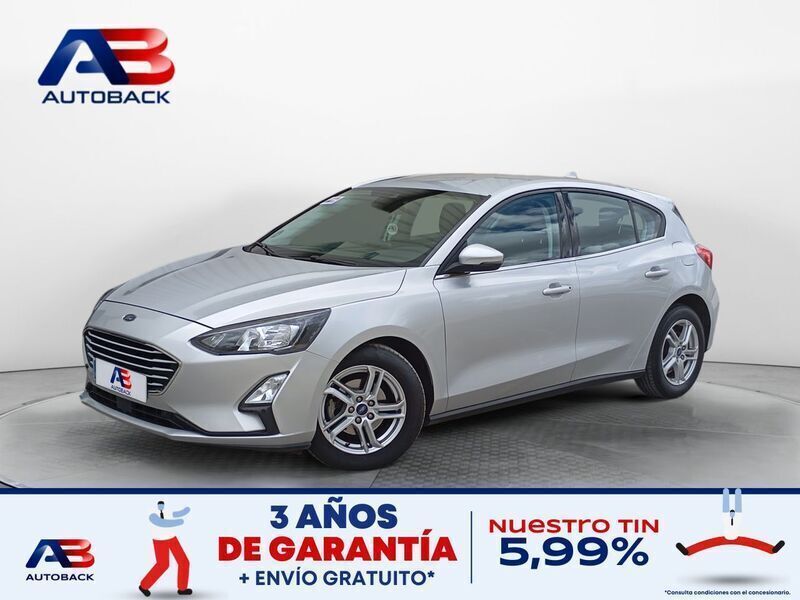 Gris Usado 2022 Ford Focus Trend+ Berlina | 13.850 € (Precio justo) - Imagen 1/2