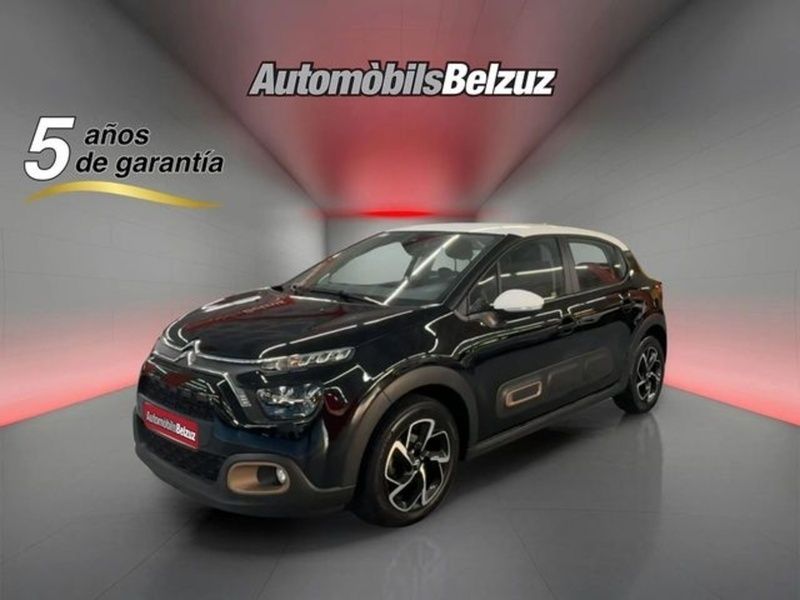 Negro Usado 2023 Citroën C3 PureTech Utilitario | 12.490 € (Precio justo) - Imagen 1/4