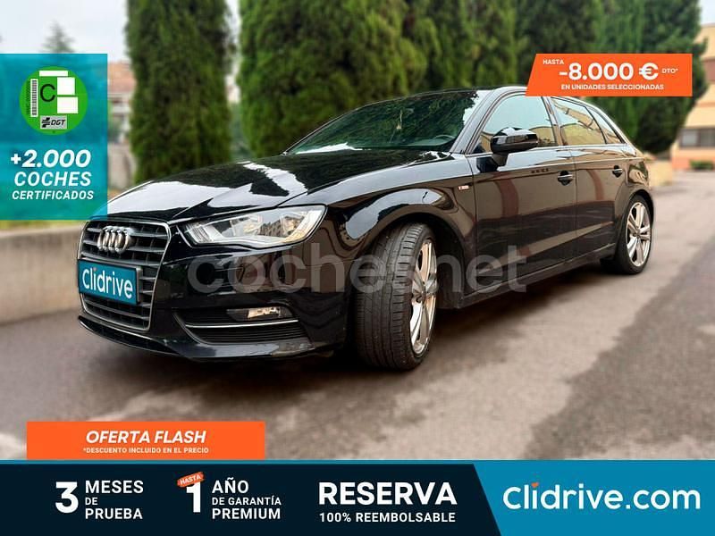 Negro Usado 2014 Audi A3 Design Berlina | 9590 € (Super precio) - Imagen 1/3