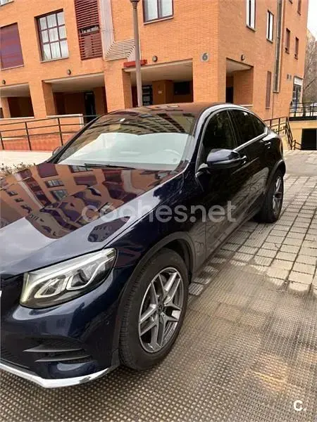 Usado Mercedes GLC250 211 CV (155 kW) 2018 Azul SUV