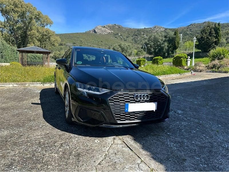 Usado Audi A3 150 CV (110 kW) 2021 Negro Berlina