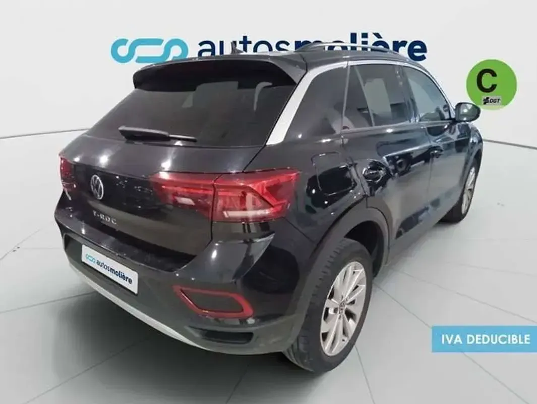 Usado VW T-Roc Life 110 CV (80 kW) 2023 Negro SUV
