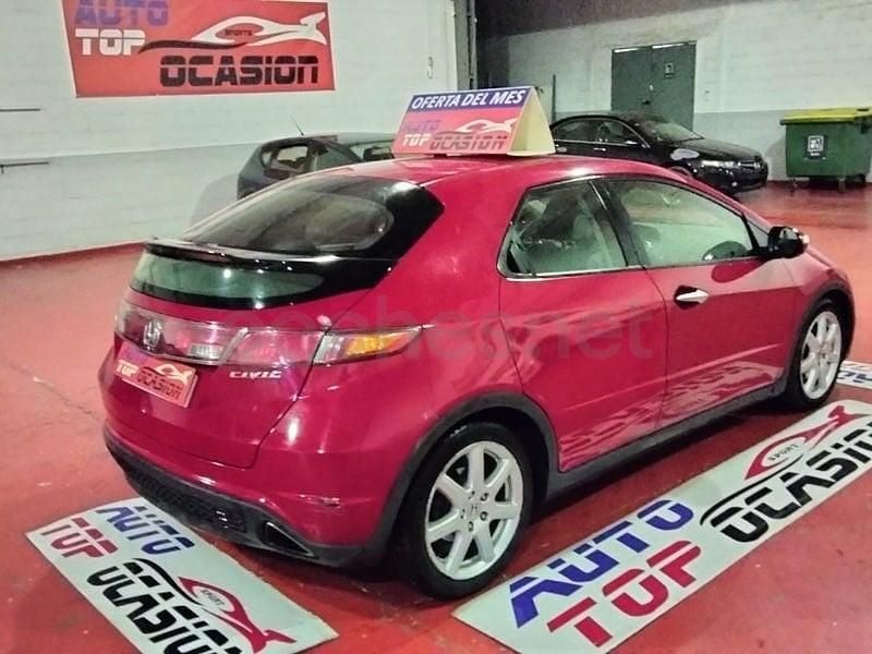 Usado Honda Civic Sport 140 CV (102 kW) 2009 Granate Berlina