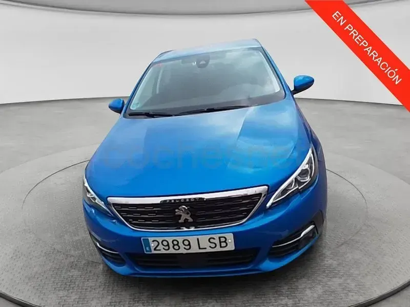 Usado Peugeot 308 SW Allure 130 CV (95 kW) 2021 Azul Familiar