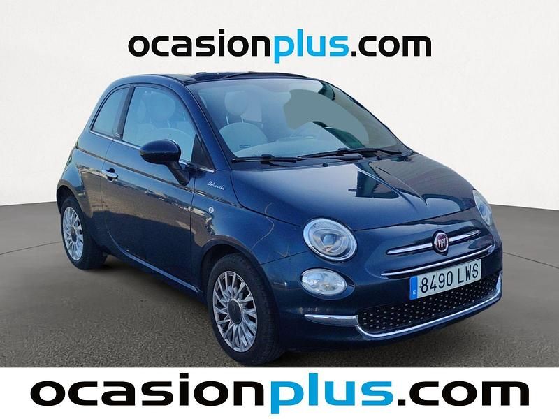 Usado Fiat 500C Dolcevita 71 CV (52 kW) 2022 Azul Descapotable
