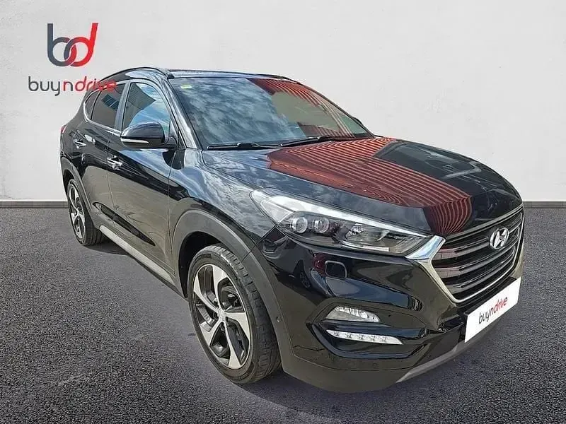 Usado Hyundai Tucson Style 184 CV (135 kW) 2018 Negro SUV