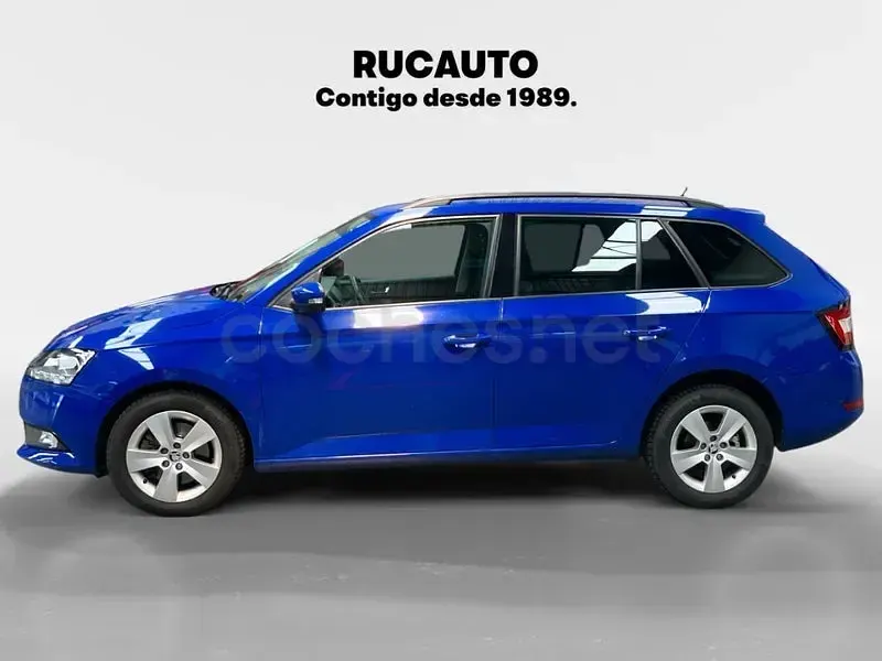 Usado Skoda Fabia Ambition 110 CV (80 kW) 2019 Azul Utilitario