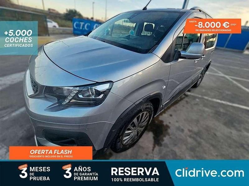Usado Peugeot Rifter Allure 131 CV (96 kW) 2021 Gris Monovolumen