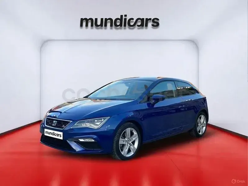 Usado Seat Leon FR 150 CV (110 kW) 2018 Azul Berlina