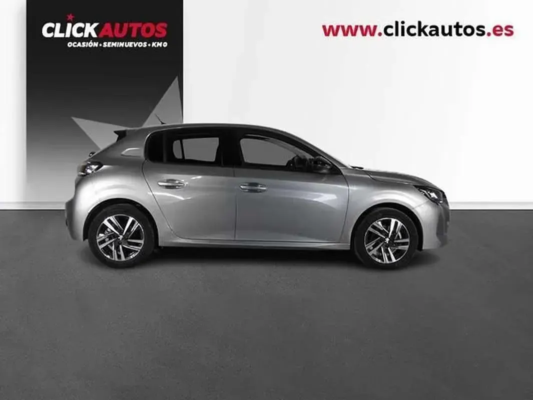 Usado Peugeot 208 Allure 101 CV (74 kW) 2023 Gris Utilitario