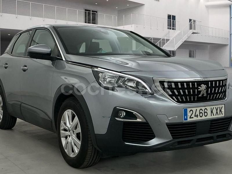 Gris / plata Usado 2019 Peugeot 3008 Active SUV | 15.300 € (Precio justo) - Imagen 1/4