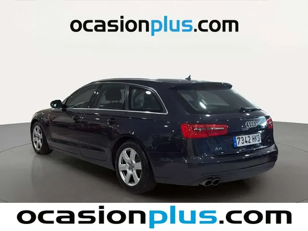 Usado Audi A6 S-Line 177 CV (130 kW) 2012 Azul Familiar