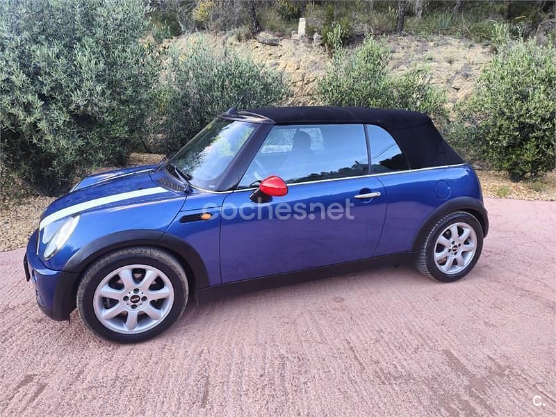 Usado Mini One Cabriolet 90 CV (66 kW) 2008 Azul Descapotable