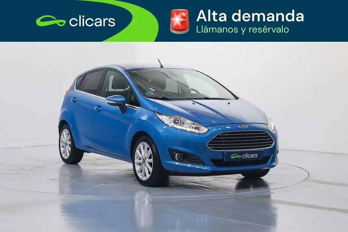 Usado Ford Fiesta Titanium 101 CV (74 kW) 2017 Azul Utilitario