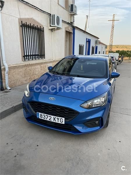 Usado Ford Focus ST-Line 125 CV (91 kW) 2019 Azul Berlina
