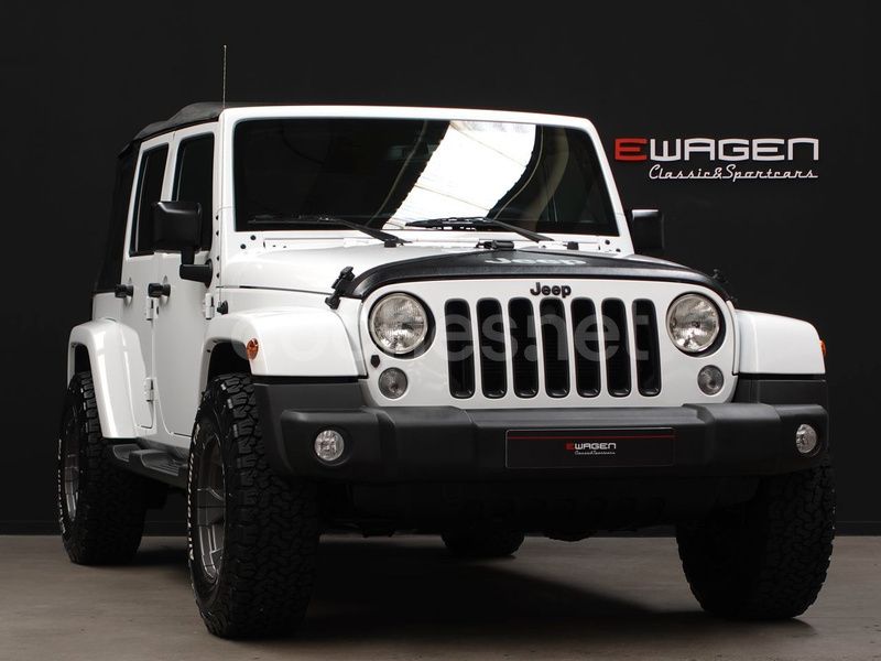 Blanco Usado 2016 Jeep Wrangler Sahara SUV | 46.500 € (Un poco caro) - Imagen 1/4