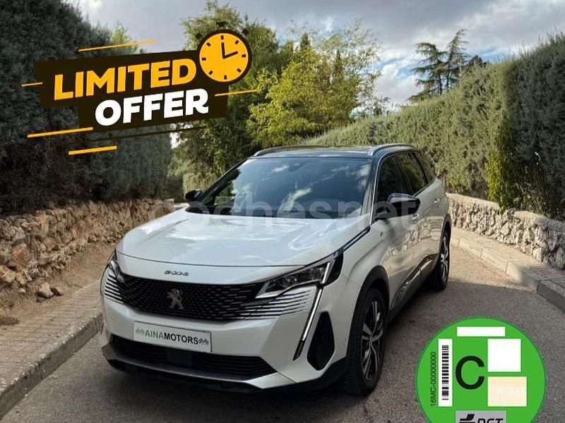 Usado Peugeot 5008 GT 130 CV (95 kW) 2021 Blanco Monovolumen