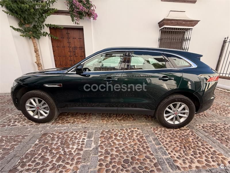 Verde Usado 2018 Jaguar F-Pace Prestige SUV | 16.500 € (Precio justo) - Imagen 1/4