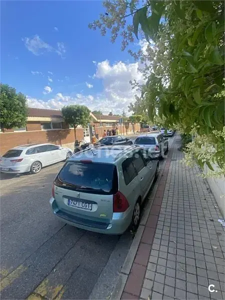 Usado Peugeot 307 90 CV (66 kW) 2003 Verde Familiar