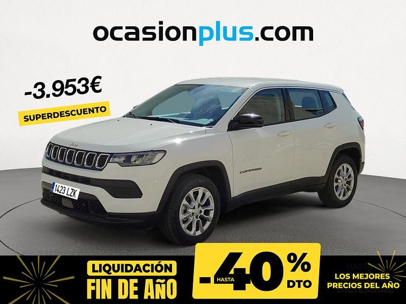 Blanco Usado 2022 Jeep Compass Longitude SUV | 26.990 € - Imagen 1/4
