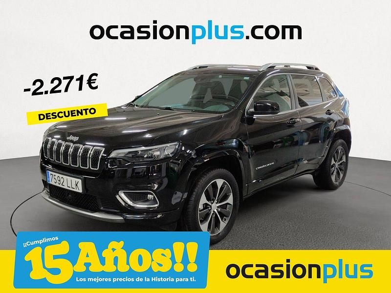Negro Usado 2020 Jeep Cherokee Overland SUV | 24.990 € (Un poco caro) - Imagen 1/4