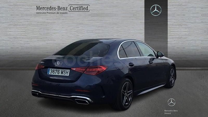 Usado Mercedes C300e AMG 313 CV (230 kW) 2024 Azul Berlina