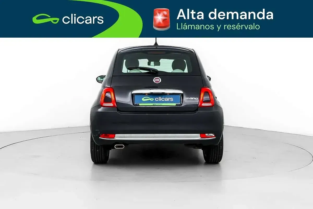 Usado Fiat 500 Dolcevita 71 CV (52 kW) 2022 Negro Utilitario