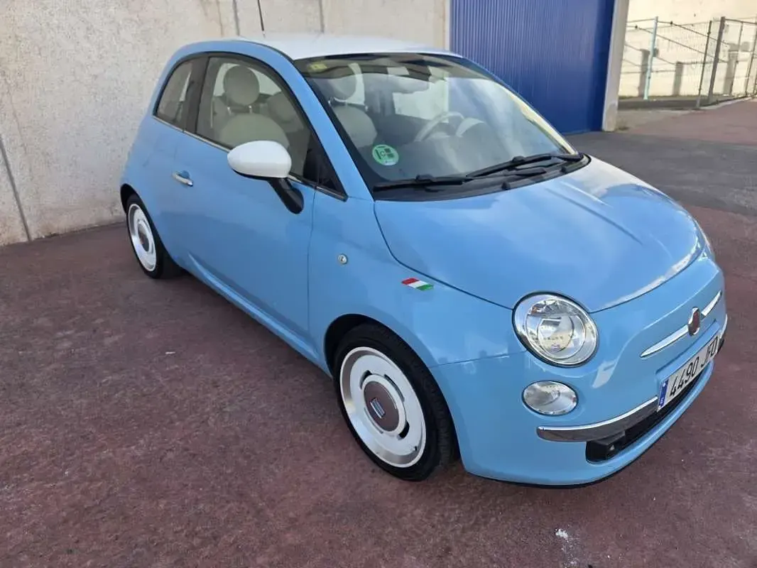 Usado Fiat 500 69 CV (50 kW) 2015 Azul Utilitario