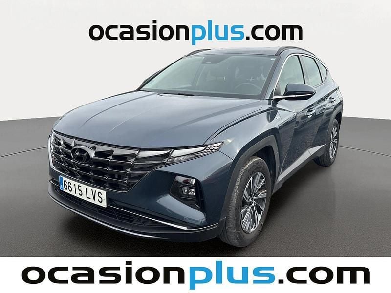 Azul Usado 2021 Hyundai Tucson SUV | 19.446 € (Buen precio) - Imagen 1/4