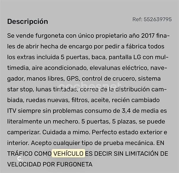 Usado Dacia Dokker Ambiance 75 HP (55 kW) 2017 Branco Monovolume