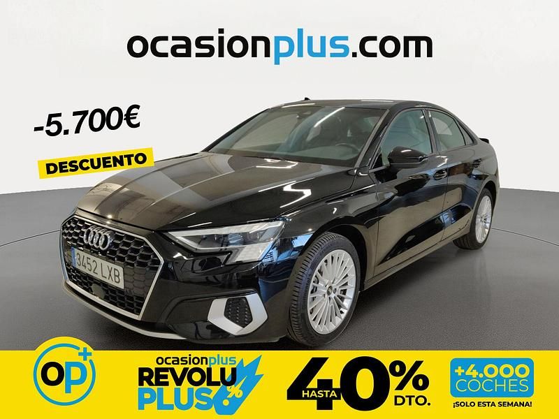 Usado Audi A3 Advanced Plus 150 CV (110 kW) 2022 Negro Berlina