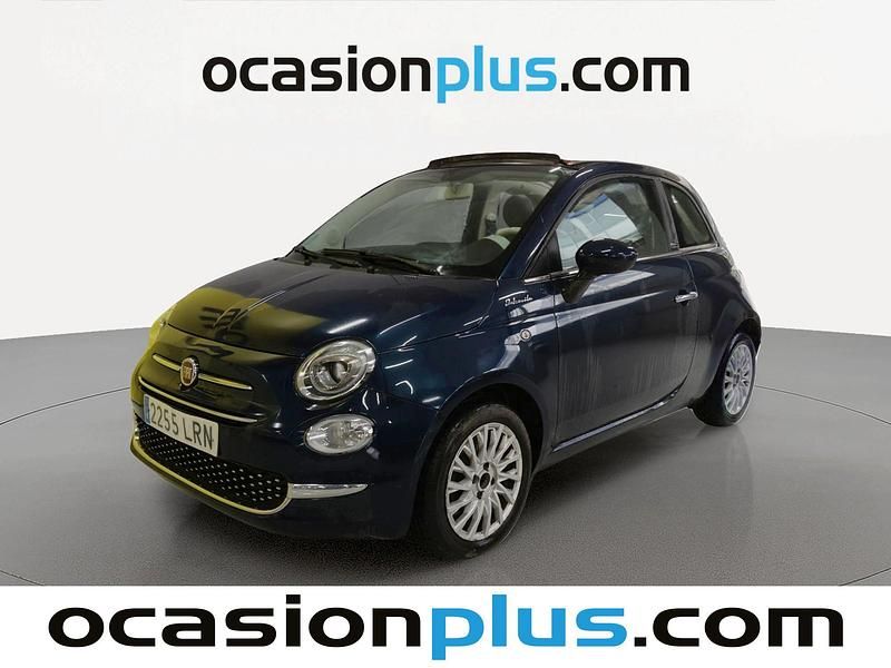 Usado Fiat 500C Dolcevita 71 CV (52 kW) 2021 Azul Descapotable