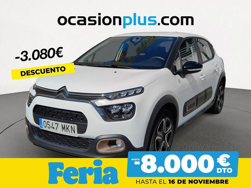 Blanco Usado 2023 Citroën C3 PureTech Utilitario | 11.450 € (Precio justo) - Imagen 1/4