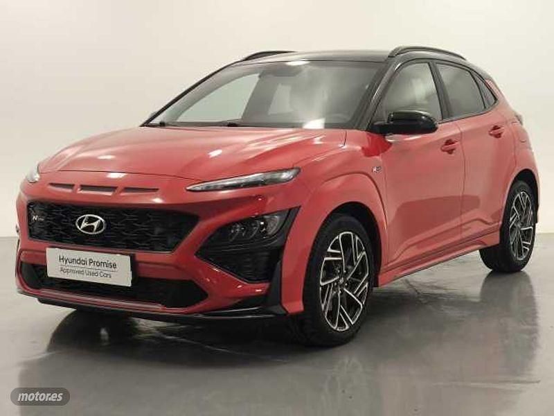Rojo Usado 2021 Hyundai Kona N Line SUV | 18.500 € - Imagen 1/4
