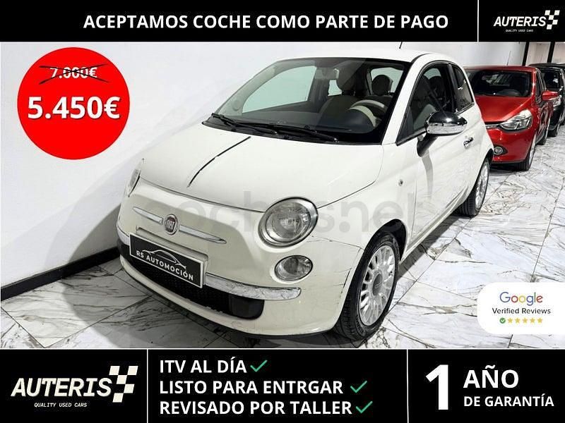 Usado Fiat 500 Pop 69 CV (50 kW) 2013 Blanco Berlina