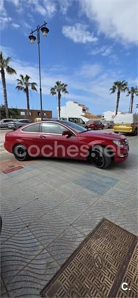 Usado Mercedes C220 170 CV (125 kW) 2013 Rojo Coupe