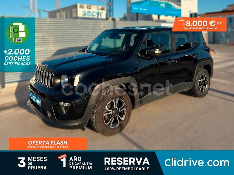 Negro Usado 2019 Jeep Renegade Sport SUV | 12.890 € (Buen precio) - Imagen 1/3