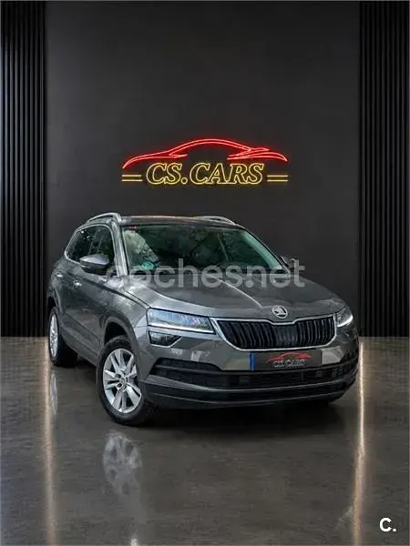 Usado Skoda Karoq SportLine 150 CV (110 kW) 2021 Verde SUV