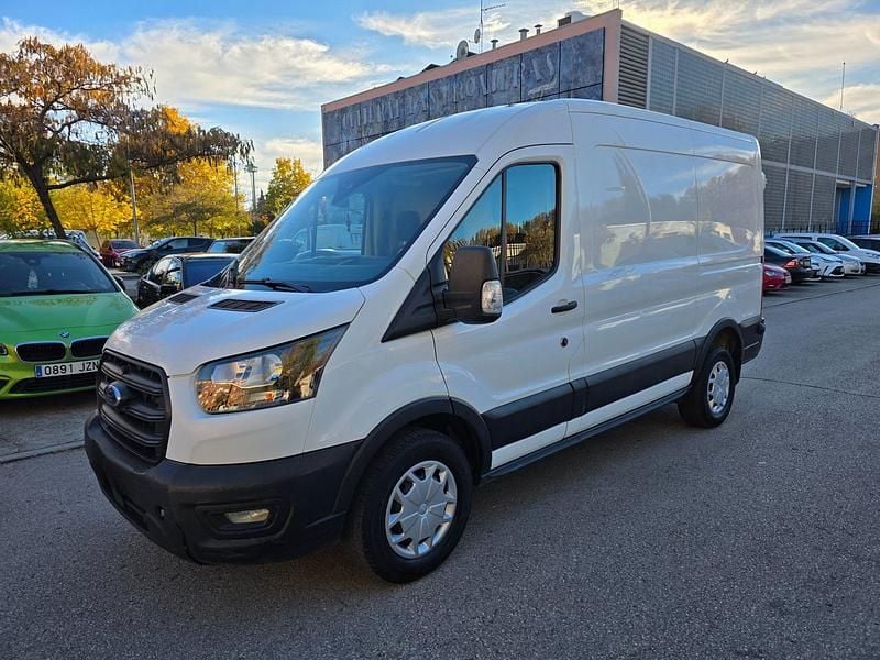 Blanco Usado 2022 Ford Transit Trend Van | 21.900 € (Precio justo) - Imagen 1/4