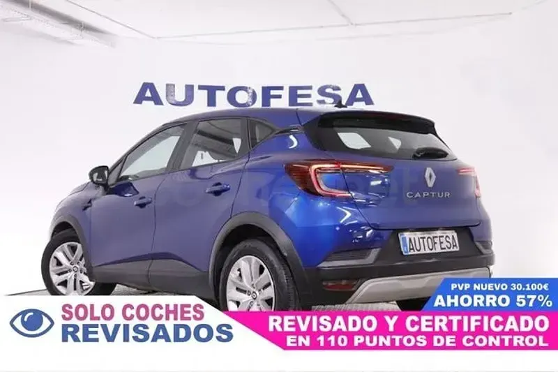 Usado Renault Captur Intens 90 CV (66 kW) 2022 Azul SUV
