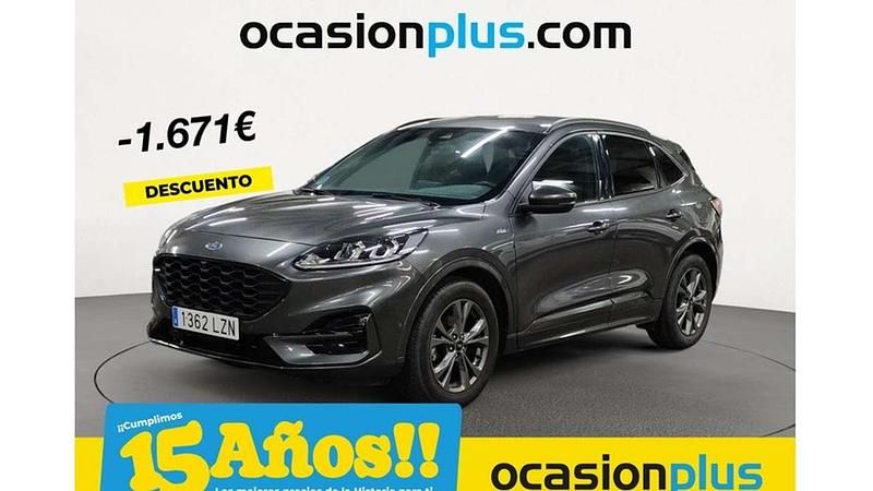 Gris Usado 2022 Ford Kuga ST-Line SUV | 16.719 € (Super precio) - Imagen 1/4