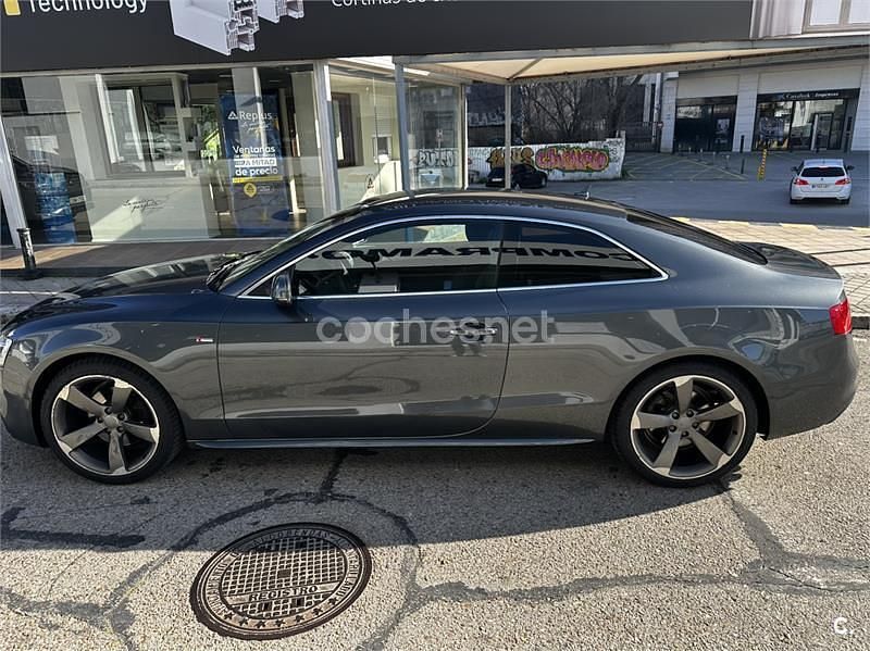 Usado Audi A5 S-Line 177 CV (130 kW) 2015 Gris / plata Coupe