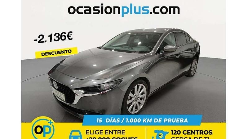 Usado Mazda 3 122 CV (89 kW) 2019 Gris Berlina